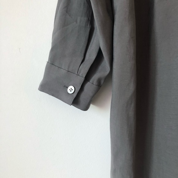 Madewell | pleated grey tunic dress - Picture 5 of 5